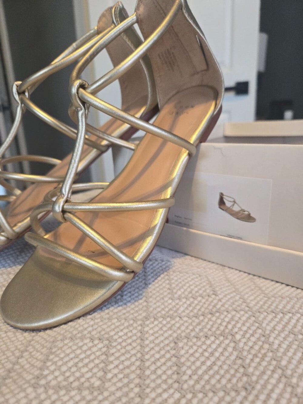 A New Day gold sandal